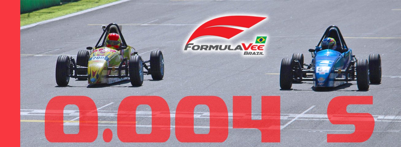 Fórmula Vee tem recorde com a chegada mais apertada da história da categoria no Brasil: 0.004 segundo
