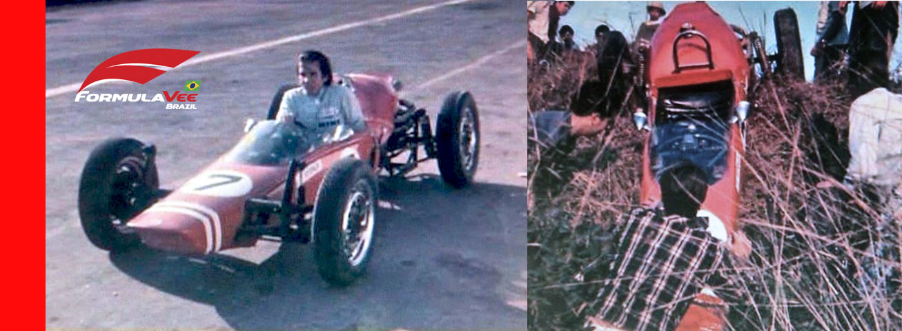 Emerson Fittipaldi mostra como foi o seu primeiro e acidentado treino na Fórmula Vee