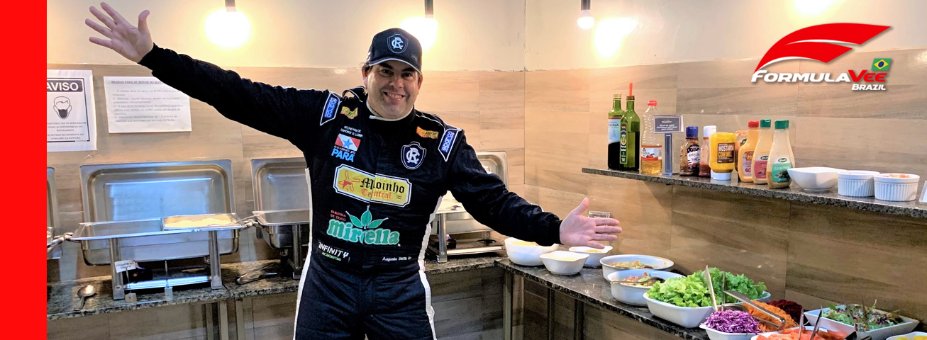 Augusto Santin: da direção na cozinha para as corridas da Fórmula Vee