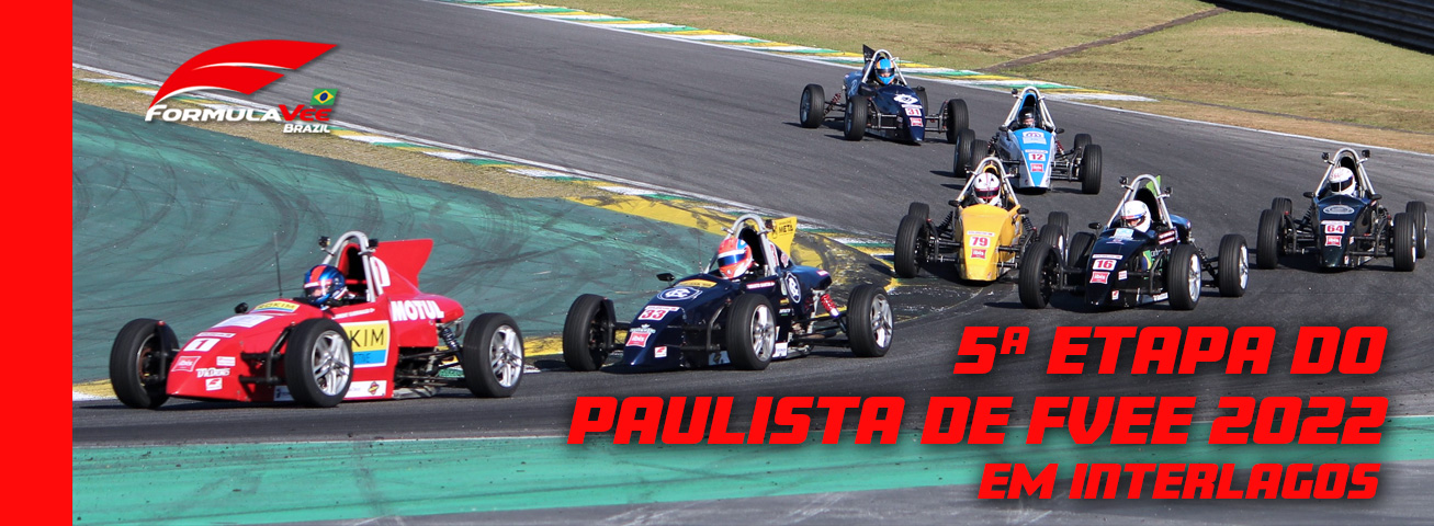 Briga pelo título esquenta na 5ª etapa do Paulista de Fórmula Vee em Interlagos