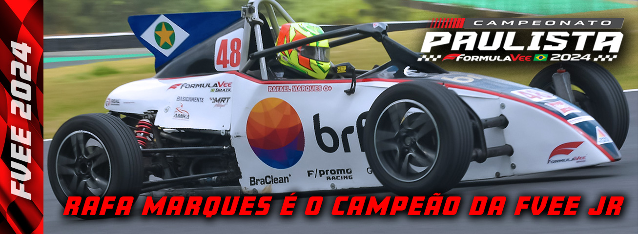 Rafael Marques é campeão da FVee Júnior com vitória por apenas 0s026 em Interlagos