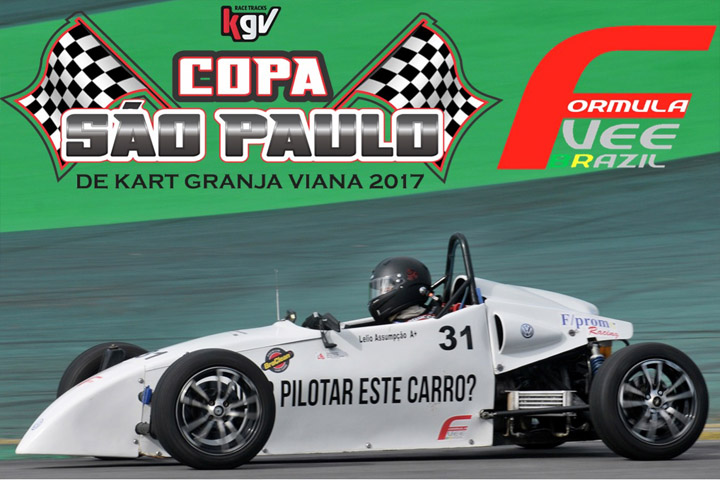 FVee faz parceria e dará treino para vencedores da Copa São Paulo de Kart KGV